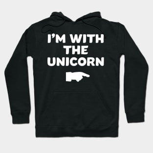 I'm With The Unicorn Birthday Party Hoodie